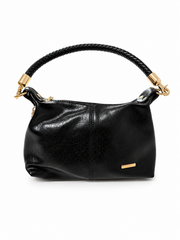 Geanta de dama imitatie de piele - Neagra